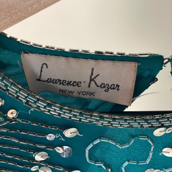 Vintage Lawrence Kazar beaded dress - Picture 5 of 7